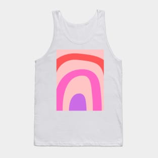 Boho abstract pastel rainbow pattern Tank Top